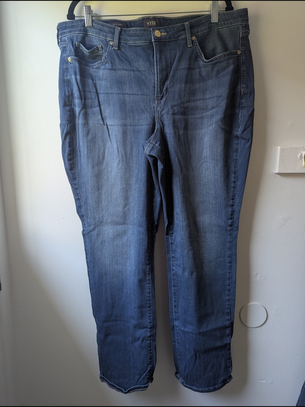 NYDJ Indigo Straight Leg Jeans